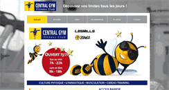 Desktop Screenshot of centralgym.fr
