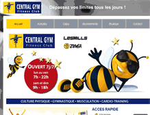Tablet Screenshot of centralgym.fr